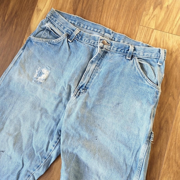 Vintage Dickies Carpenter Workwear Cargo Skate Jeans - Picture 5 of 7